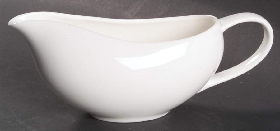 Global Cuisine White Gravy Boat by Mikasa-1