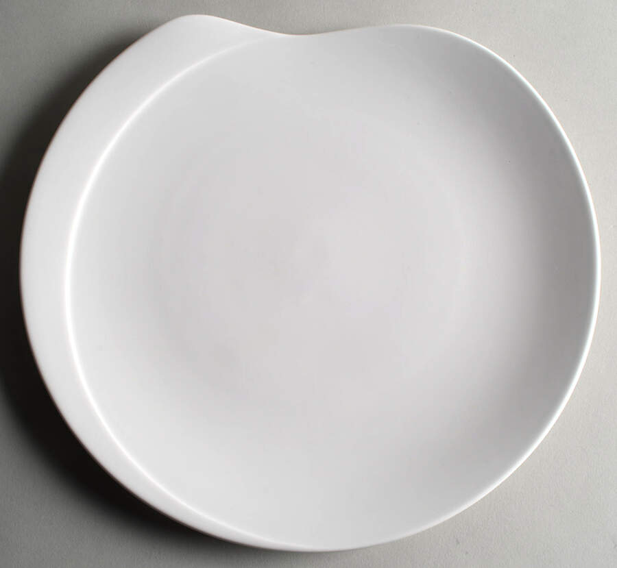 Global Cuisine White 12" Chop Plate (Round Platter) by Mikasa-1