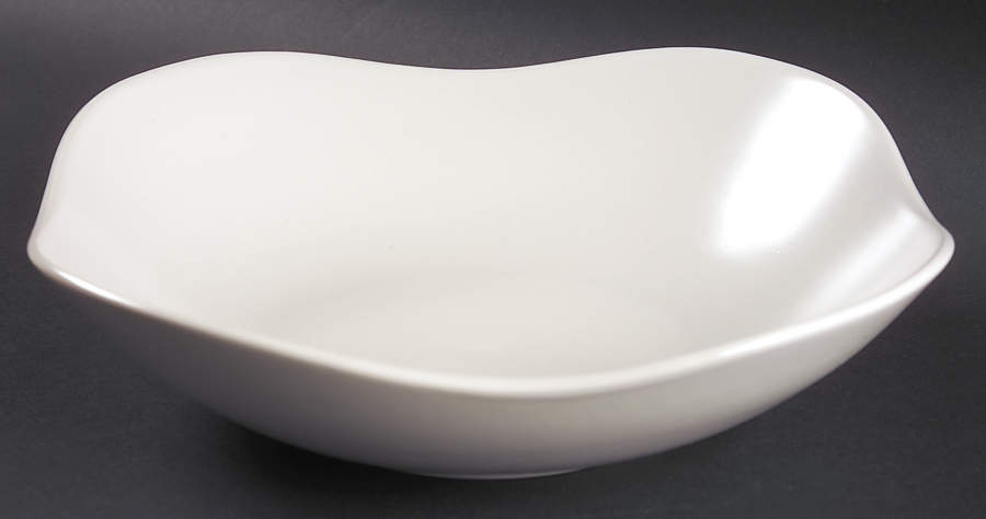 Global Cuisine Creme 9" Square Vegetable Bowl by Mikasa-1