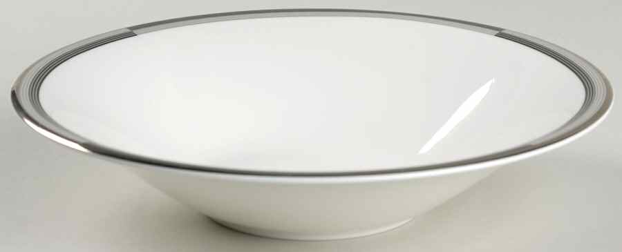 Connections Black and Platinum Coupe Soup Bowl by Mikasa-1