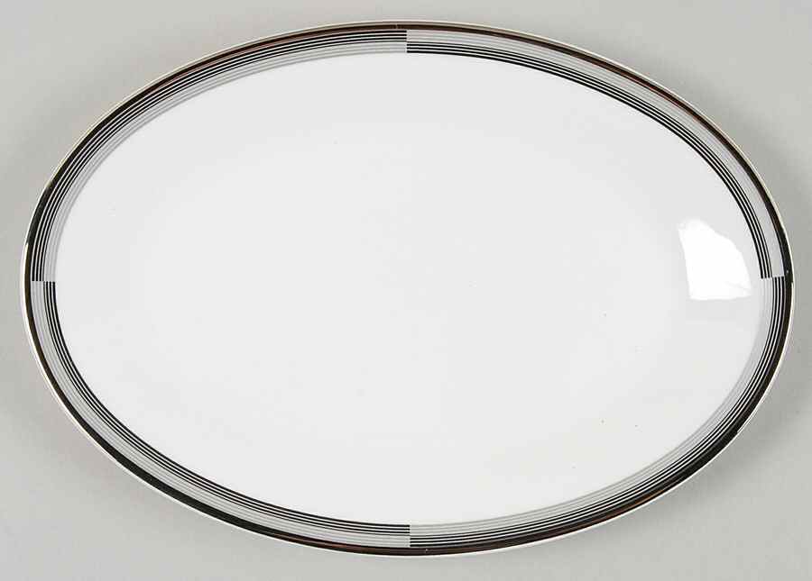 Connections Black and Platinum Butter Tray by Mikasa-1