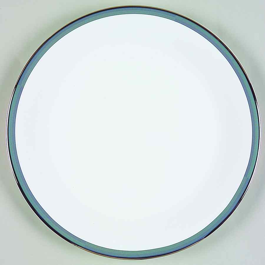 Connections Teal Blue Dinner Plate by Mikasa-1