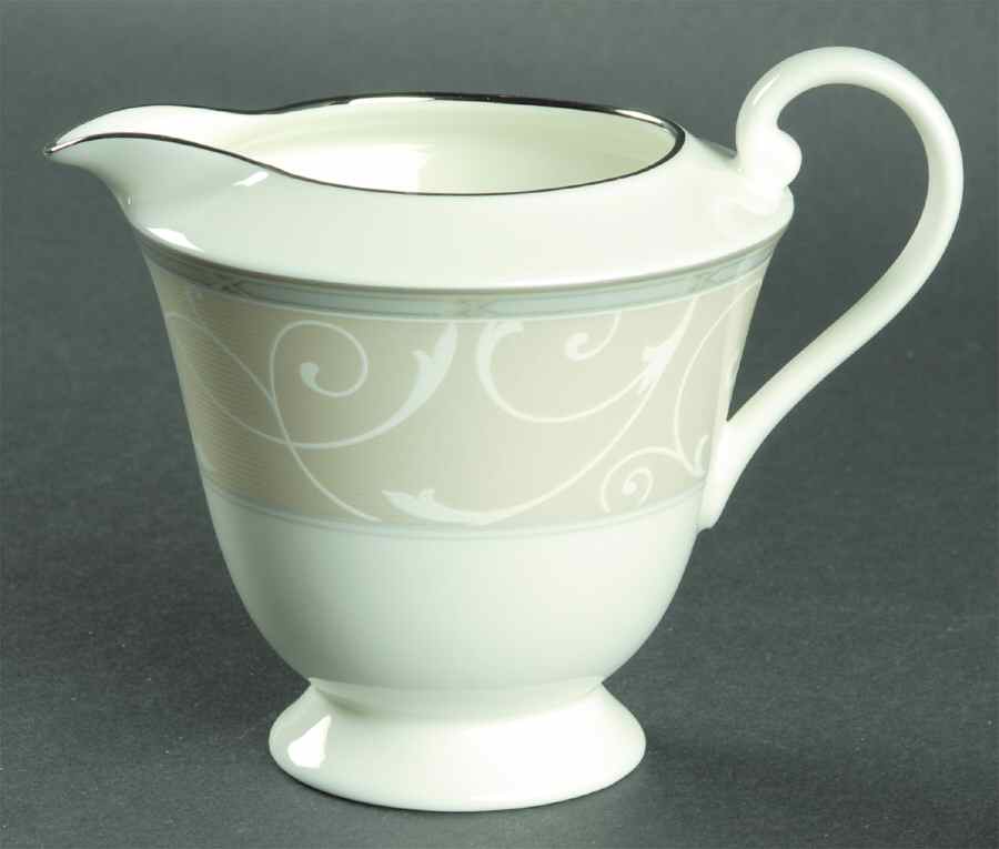 Elegant Scroll Pearl Creamer by Mikasa-1