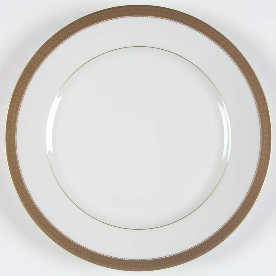 Gold Crown Dinner Plate by Mikasa-1
