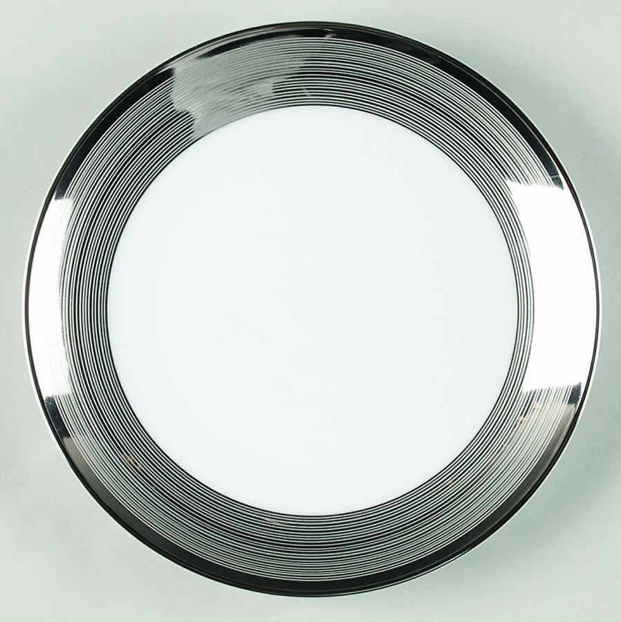 Ridge Platinum Salad Plate by Mikasa-1