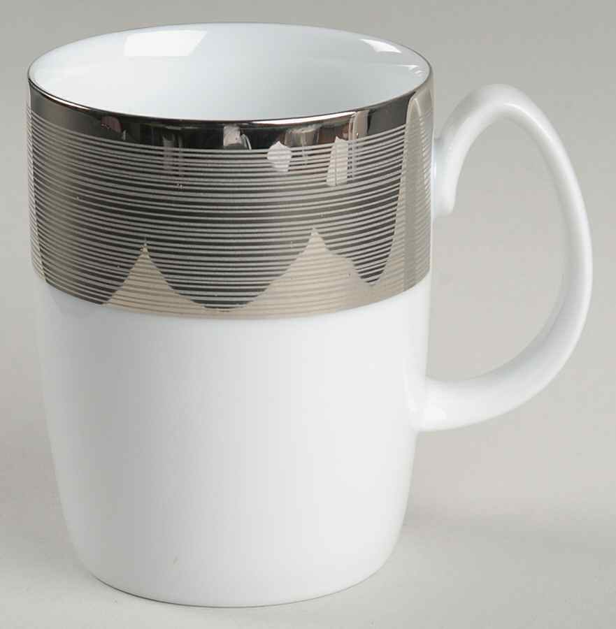 Ridge Platinum Mug by Mikasa-1