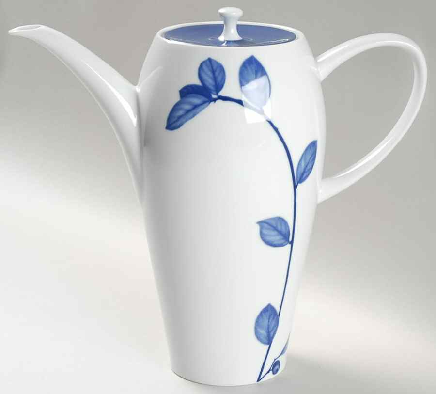 True Blue Coffee Pot & Lid by Mikasa-1