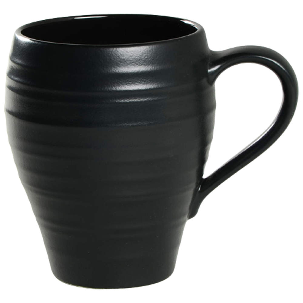 Swirl Black Mug by Mikasa-1