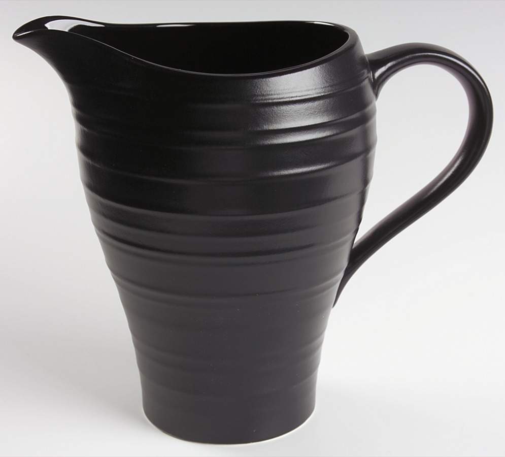 Swirl Black 64 Oz Pitcher by Mikasa-1