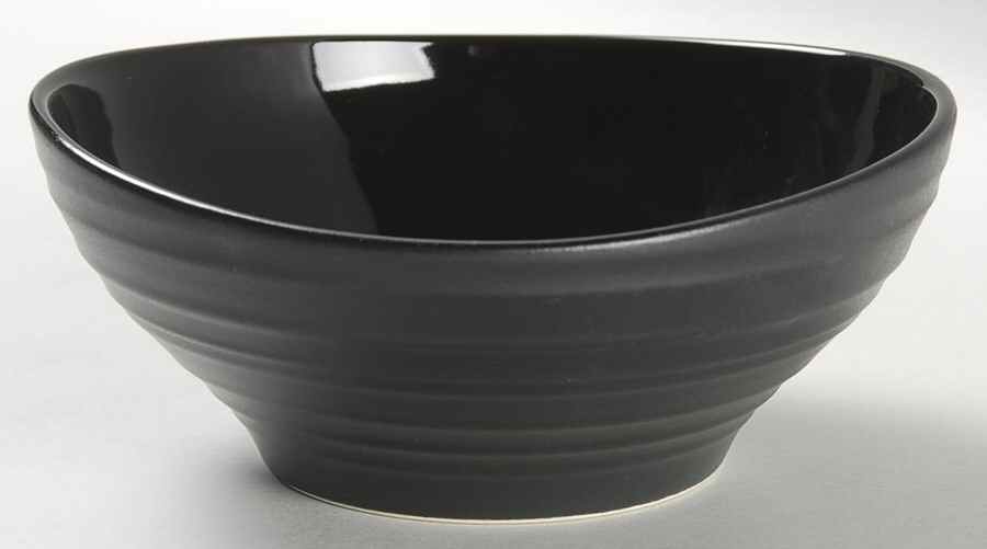 Swirl Black Fruit/Dessert (Sauce) Bowl by Mikasa-1