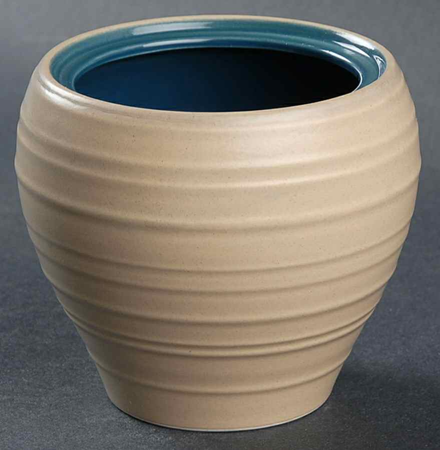 Swirl Dark Blue Sugar Bowl No Lid by Mikasa-1