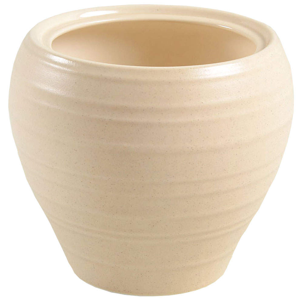 Swirl Tan Sugar Bowl No Lid by Mikasa-1