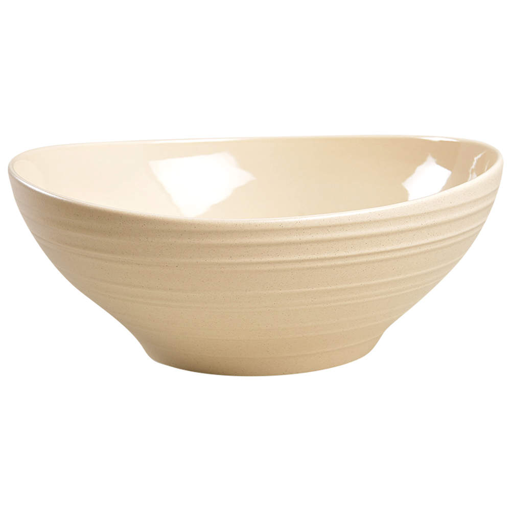 Swirl Tan 9" Round Vegetable Bowl by Mikasa-1