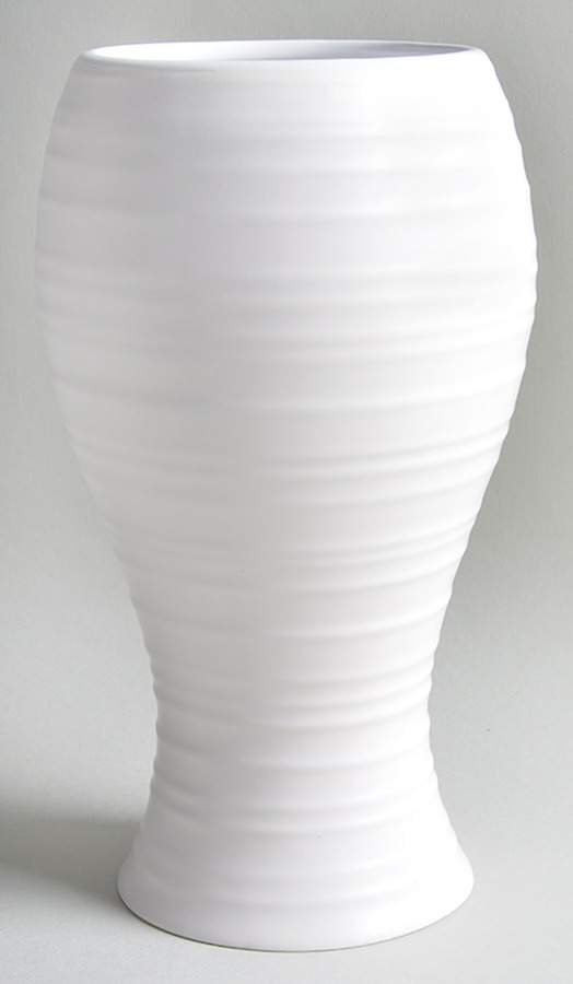 Swirl White 10" Vase by Mikasa-1
