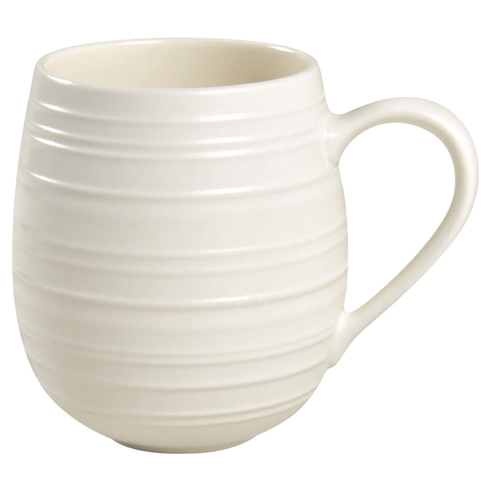 Swirl White Mug by Mikasa-1