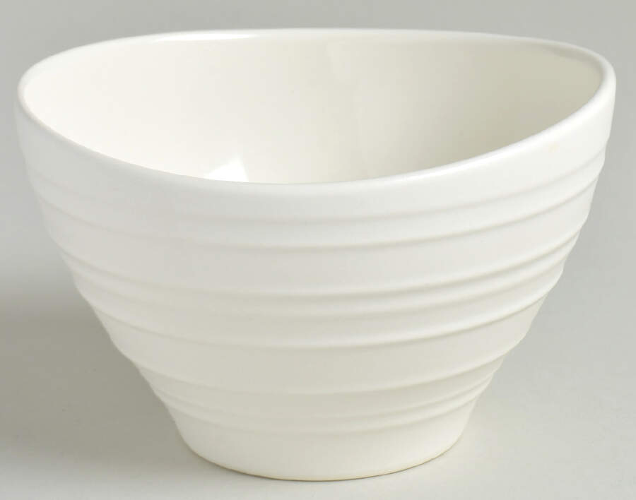 Swirl White Chip & Dip-Dip Bowl Only by Mikasa-1