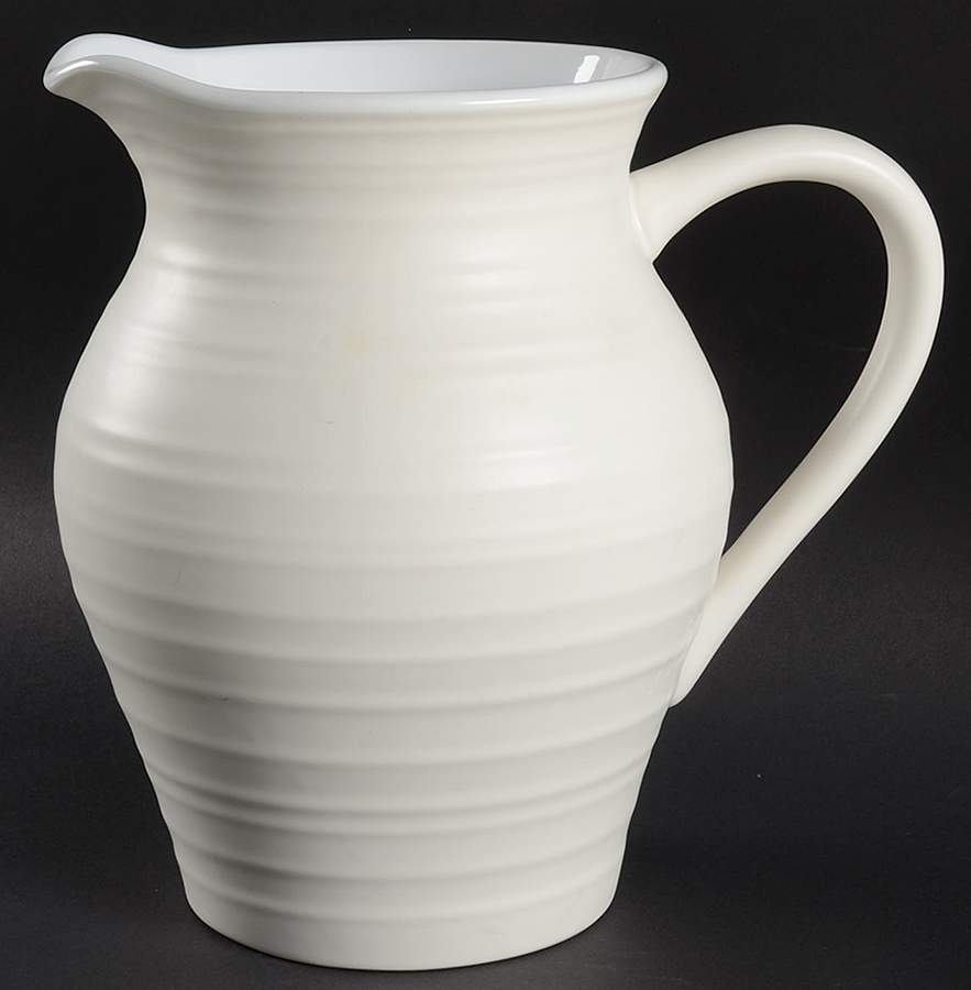 Swirl White 80 Oz Pitcher by Mikasa-1