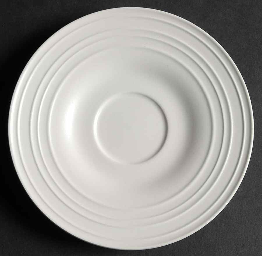 Swirl White Saucer by Mikasa-1