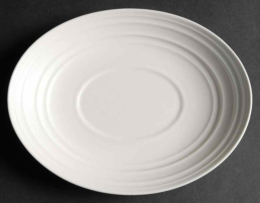 Swirl White Underplate for Gravy Boat by Mikasa-1