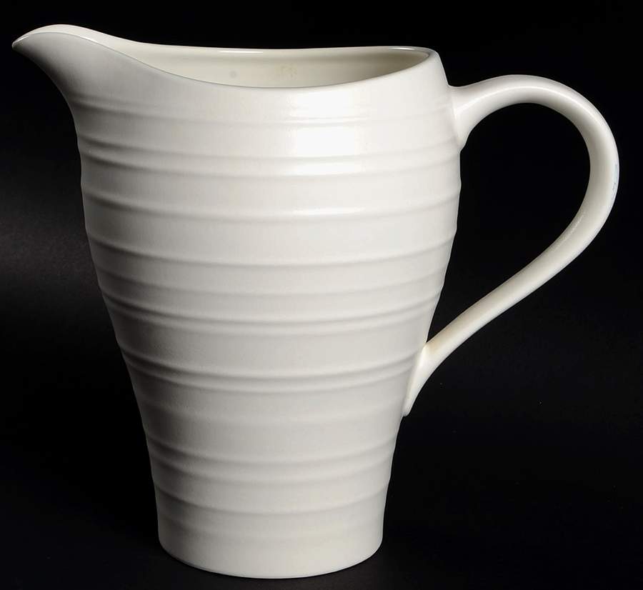 Swirl White 80 Oz Pitcher by Mikasa-1