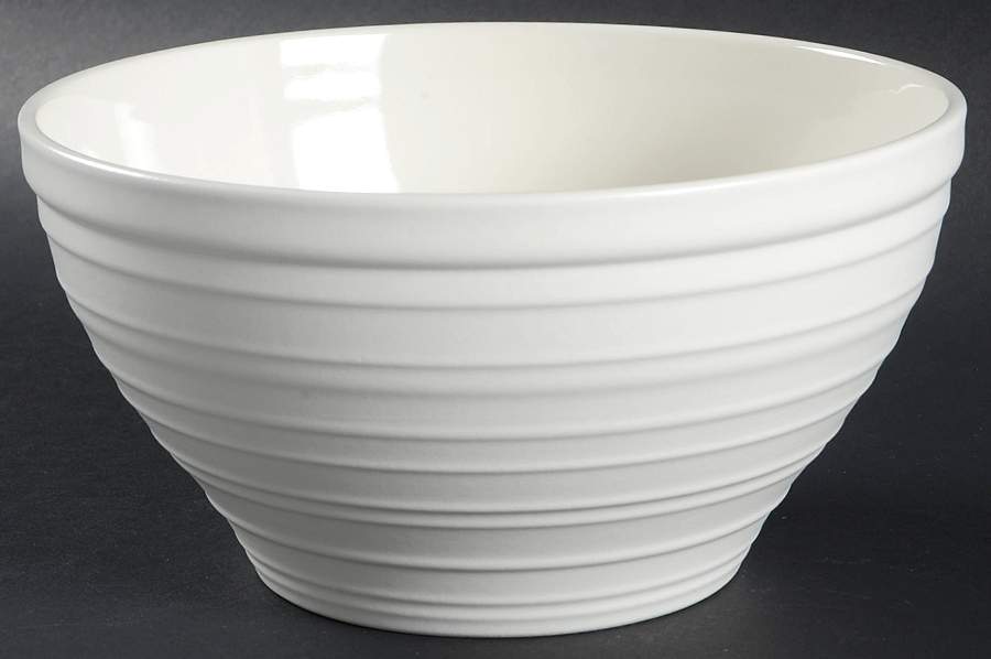 Swirl White 7" Stacking Bowl by Mikasa-1