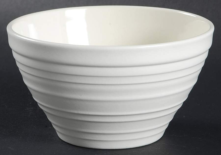 Swirl White 5" Stacking Bowl by Mikasa-1