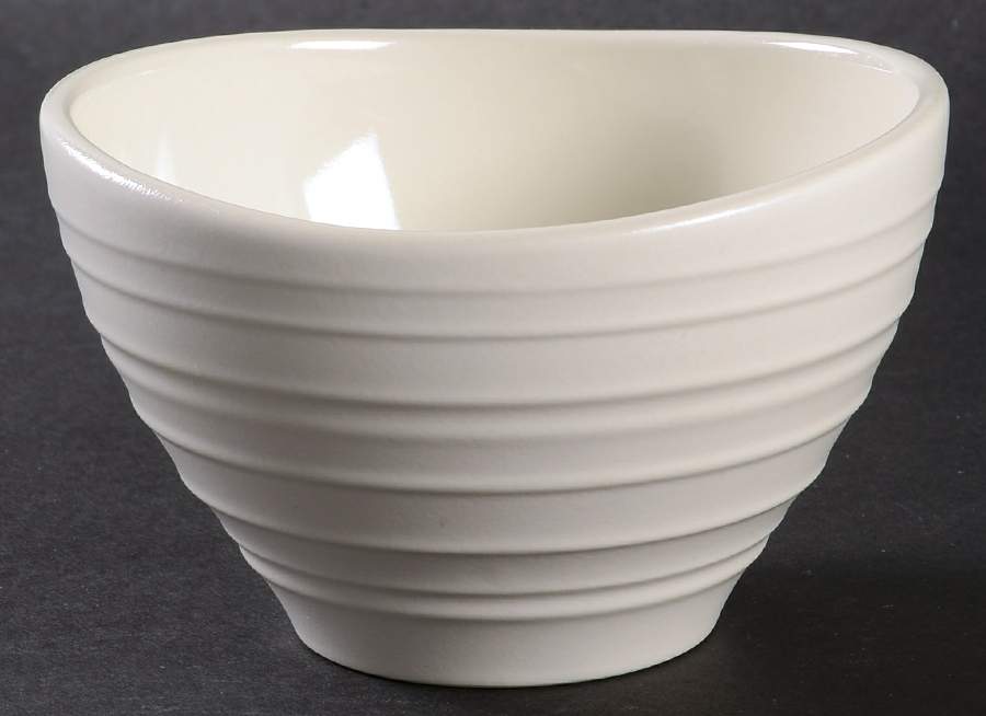 Swirl White Fruit/Dessert (Sauce) Bowl by Mikasa-1