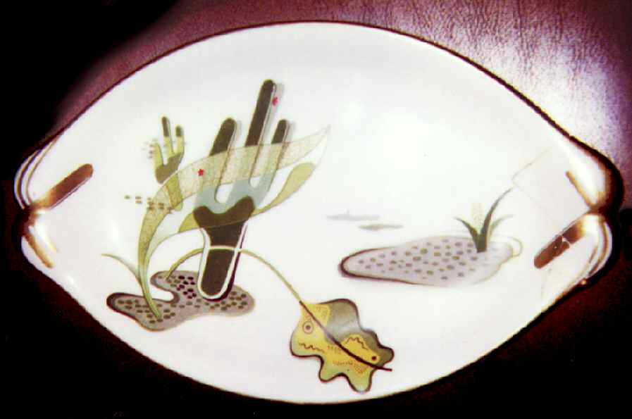 Pecos 17" Oval Serving Platter by Meito-1