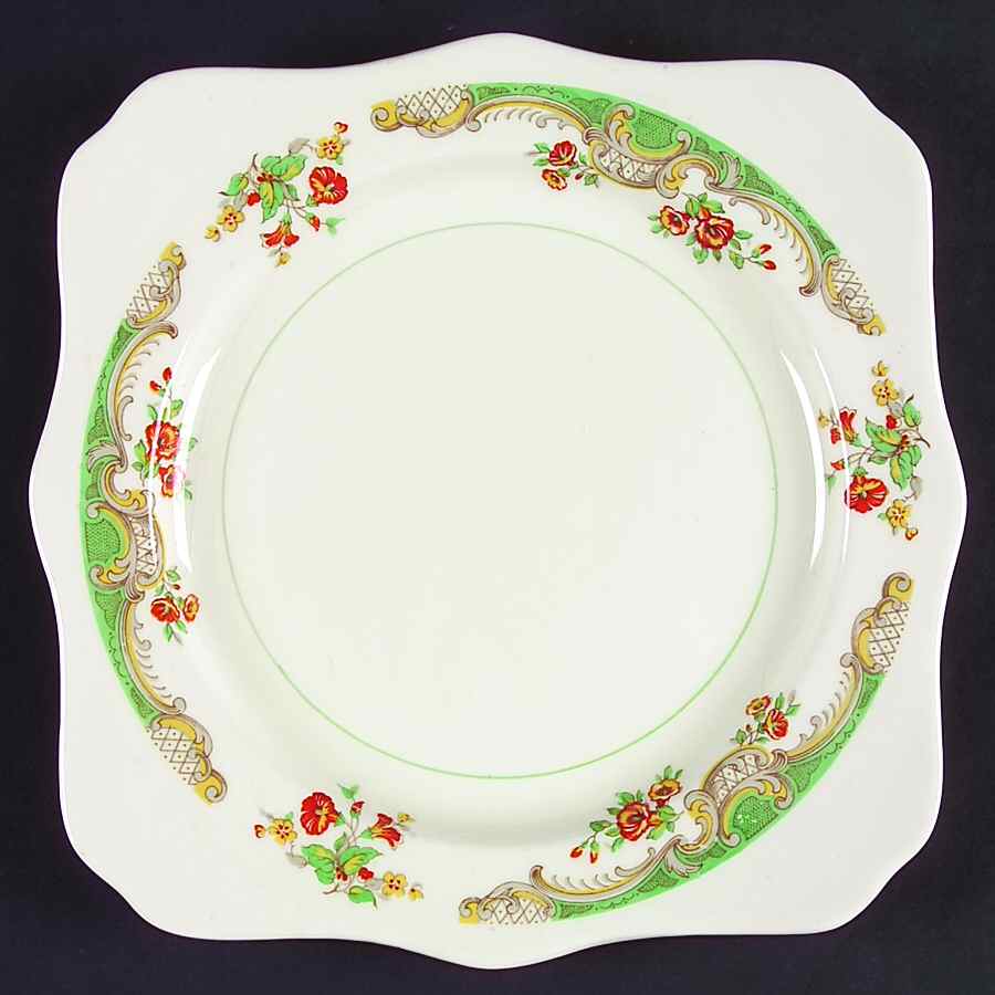 MYO106 Square Salad Plate by Myott Staffordshire-1