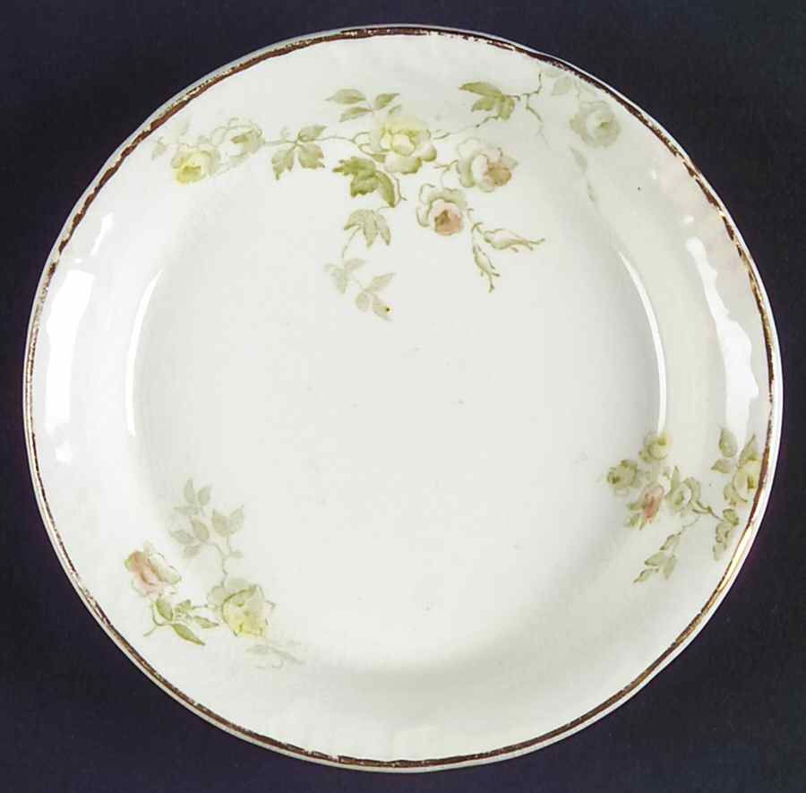 Clovelly Green Multicolor Butter Pat by Alfred Meakin-1