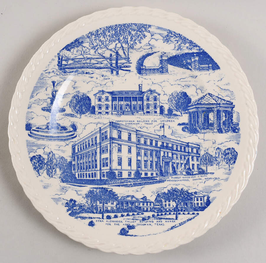 Salem, Mass Dinner Plate by Metlox - Poppytrail - Vernon-1