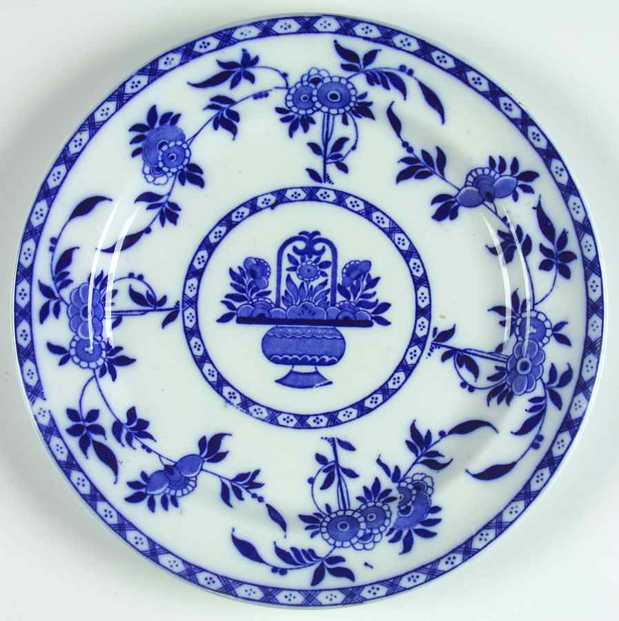 Delft Blue (On Edge, No Embossed Ridge) Dinner Plate by Minton-1