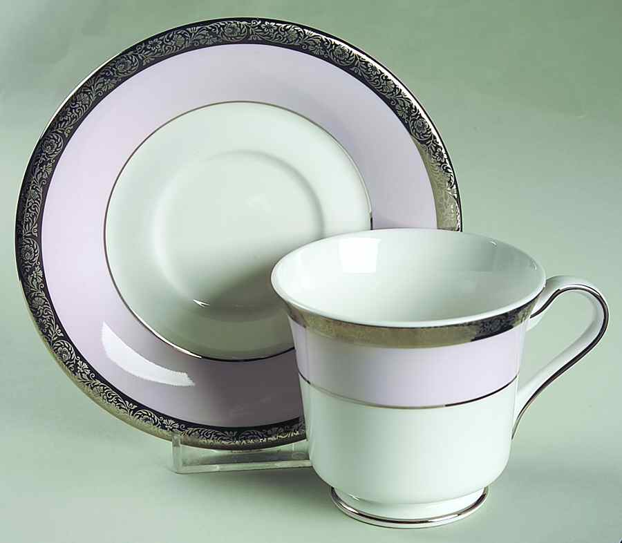 MAK4 Footed Cup & Saucer Set by Mary Kay-1