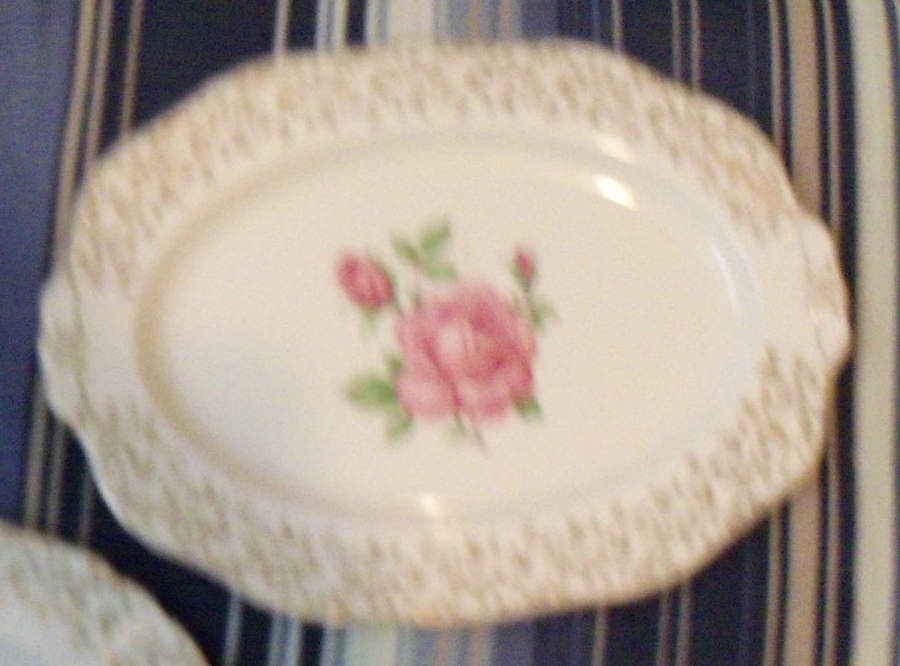MEA228 12" Oval Serving Platter by Alfred Meakin-1