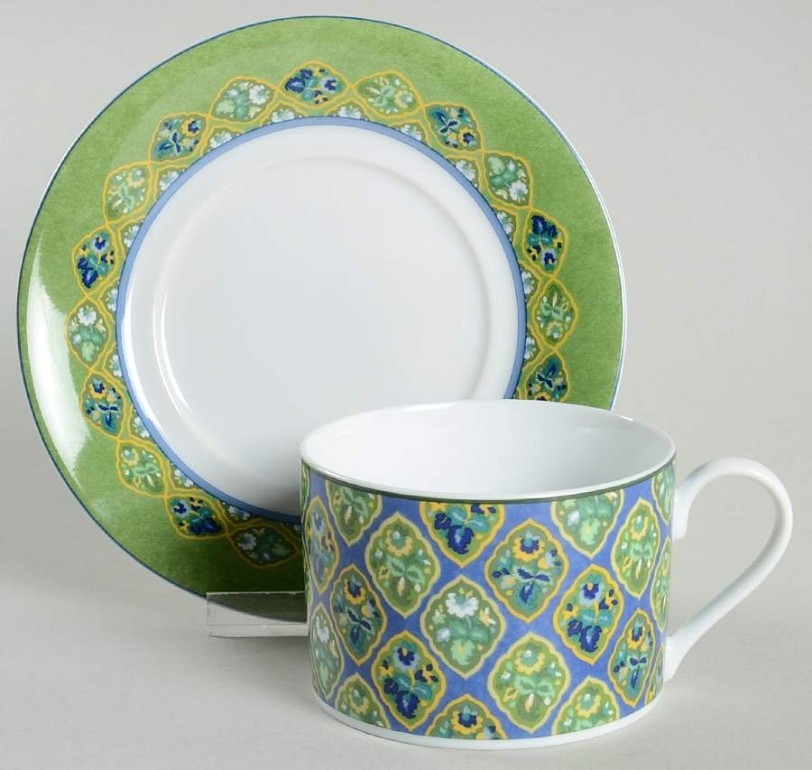 Cottage Place Flat Cup & Saucer Set by Mikasa-1