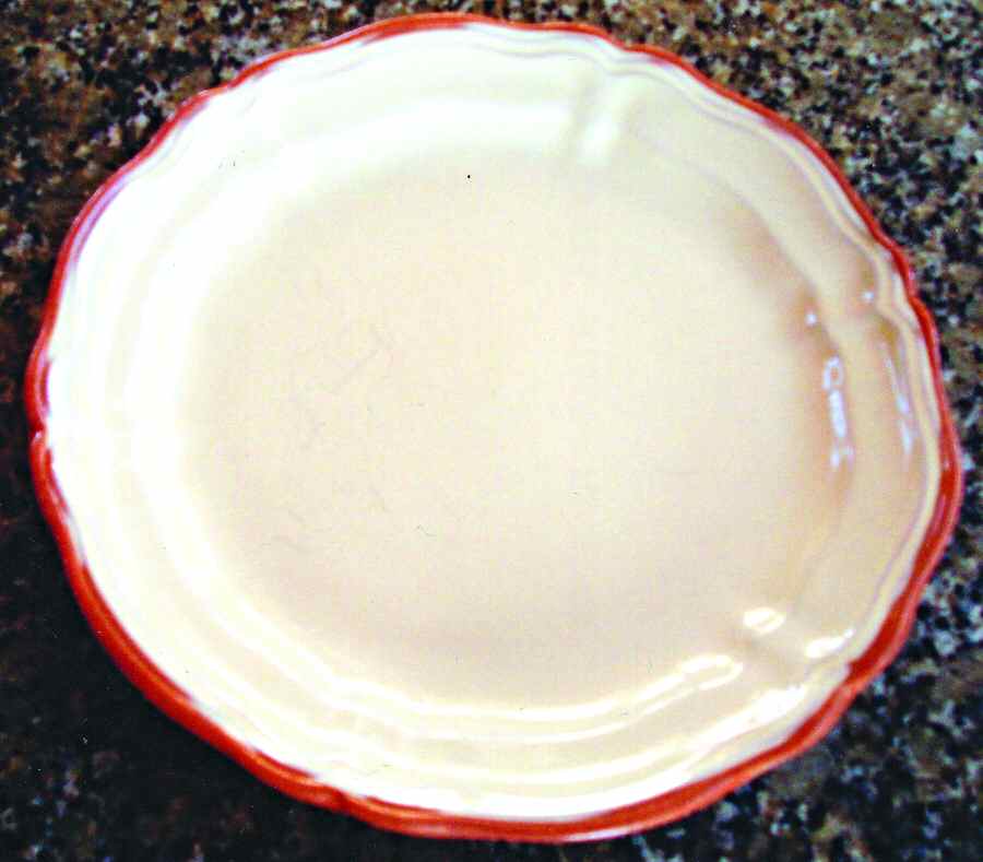 MUT2 Cream Salad Plate by Muti-1