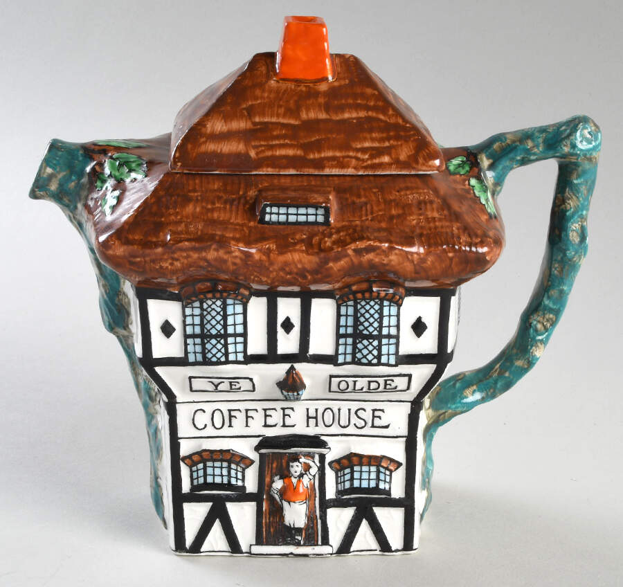 Rustic Coffee Pot & Lid by John Maddock & Sons-1