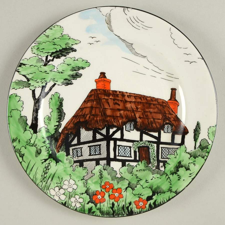 Rustic Bread & Butter Plate by John Maddock & Sons-1