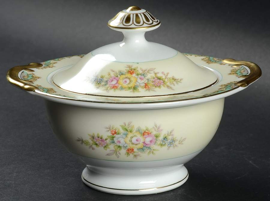 MEI989 Sugar Bowl & Lid by Meito-1