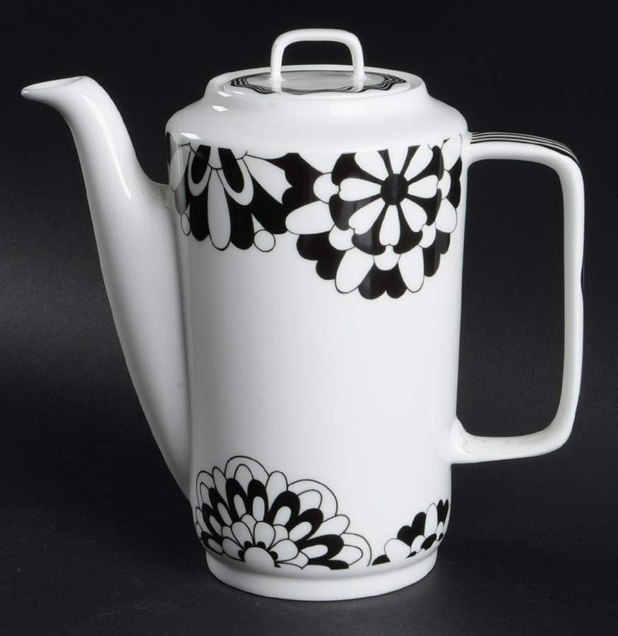 Bianco Nero Coffee Pot & Lid by Missoni Home-1