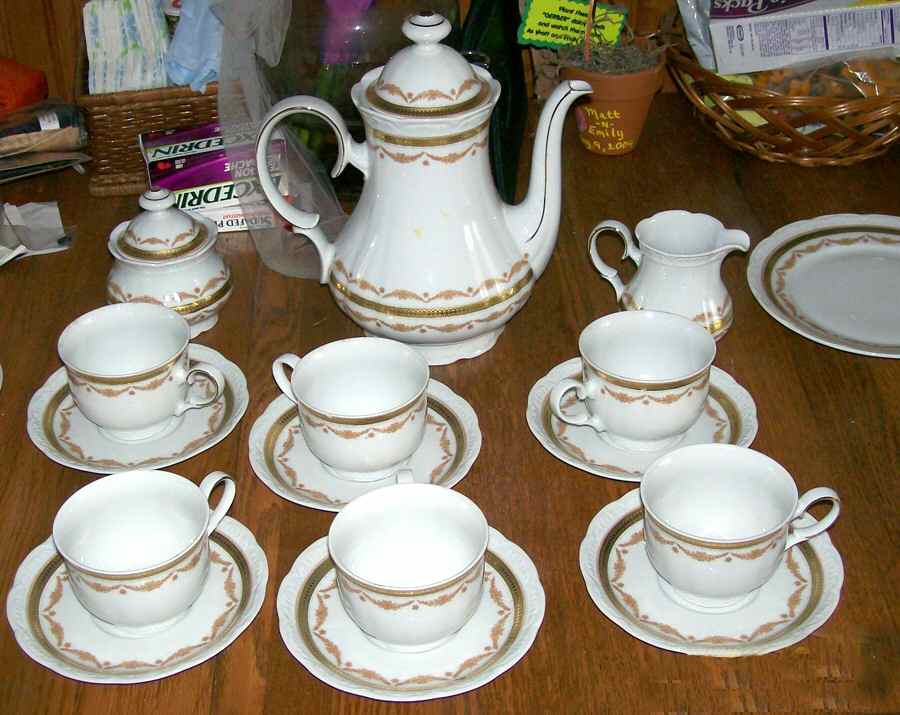 MIT206 Footed Cup & Saucer Set by Mitterteich-1