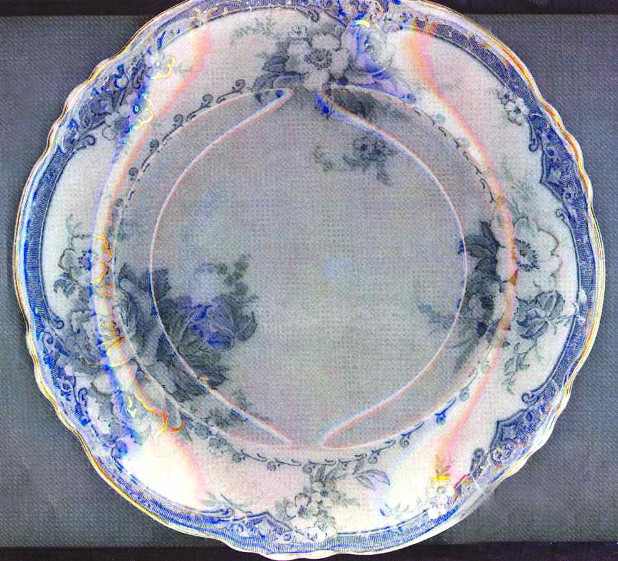 Ovando (Transferware) Luncheon Plate by Alfred Meakin-1