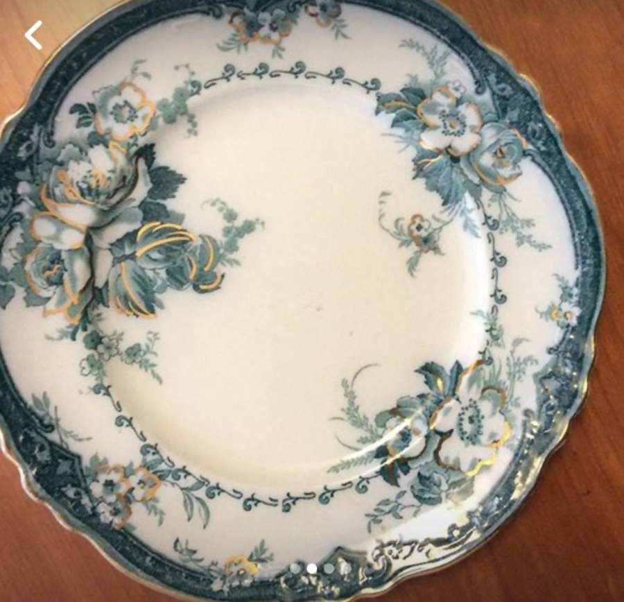 Ovando (Transferware) Dinner Plate by Alfred Meakin-1