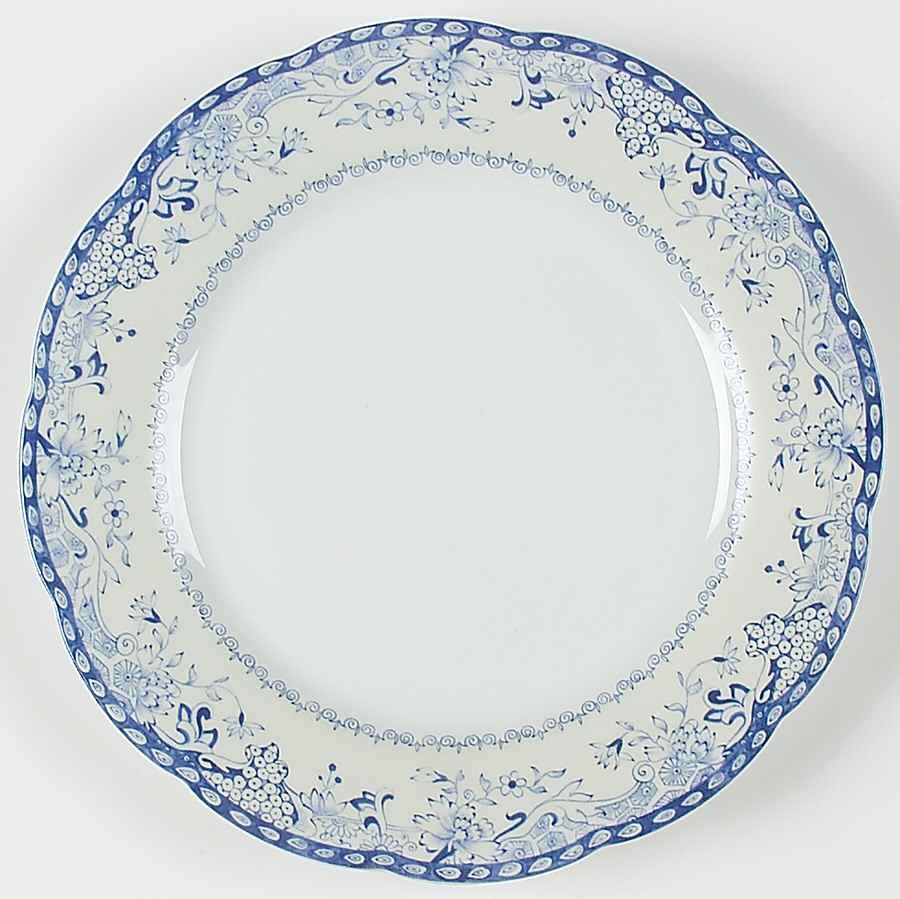 Virginia Blue Dinner Plate by Mottahedeh-1
