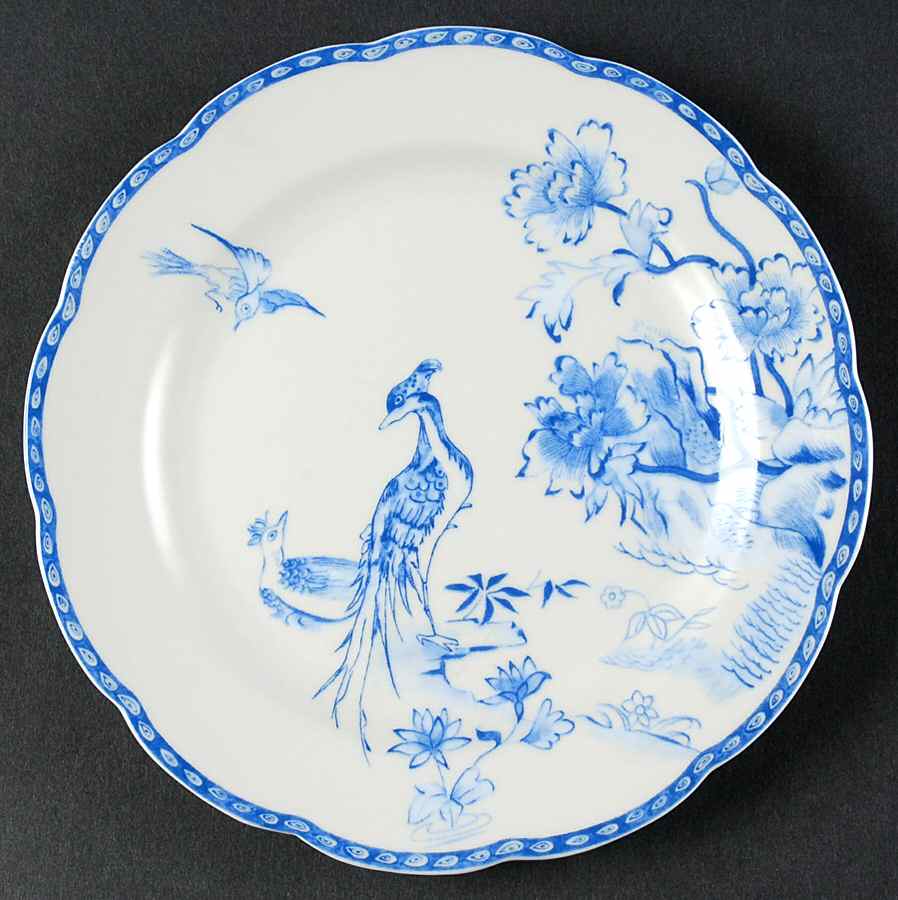 Virginia Blue Bread & Butter Plate by Mottahedeh-1