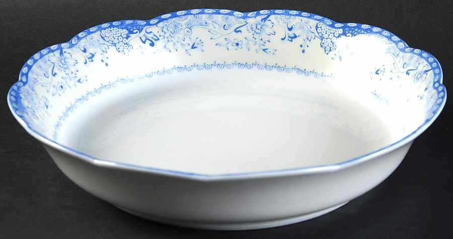 Virginia Blue Coupe Soup Bowl by Mottahedeh-1