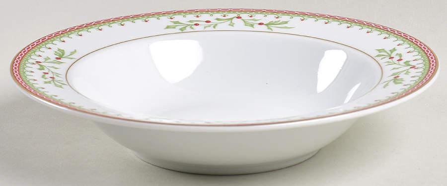 Holiday Traditions Rim Fruit/Dessert (Sauce) Bowl by Mikasa-1