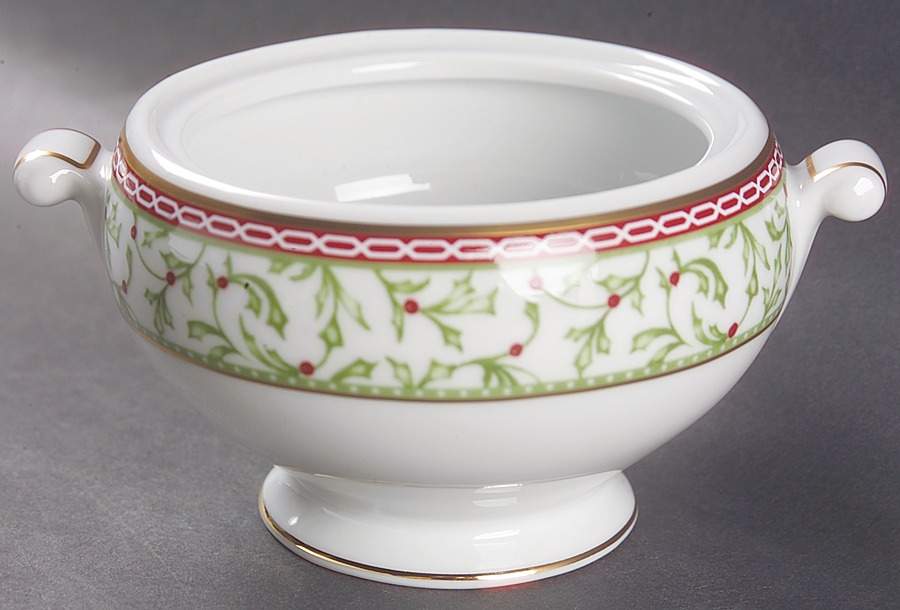 Holiday Traditions Sugar Bowl No Lid by Mikasa-1