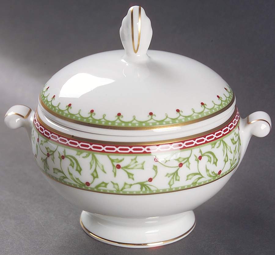 Holiday Traditions Sugar Bowl & Lid by Mikasa-1