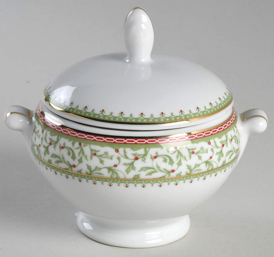 Holiday Traditions Sugar Bowl & Lid by Mikasa-1